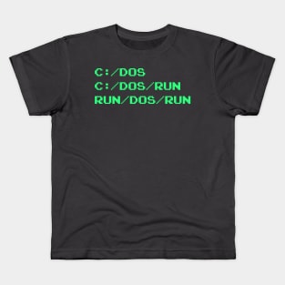 RUN DOS RUN Kids T-Shirt